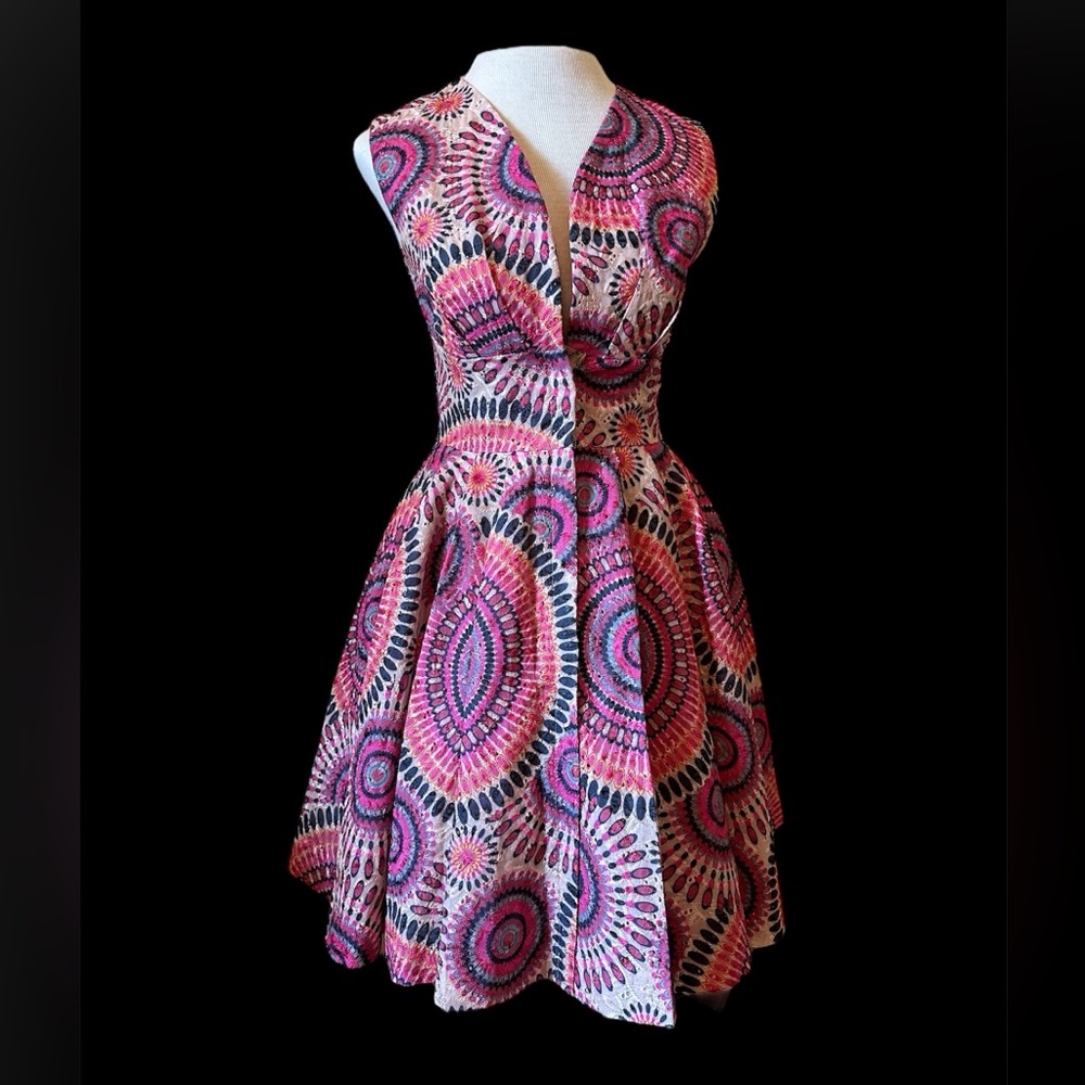 Sweet Sinnamon Dress - Embroidered Mandala